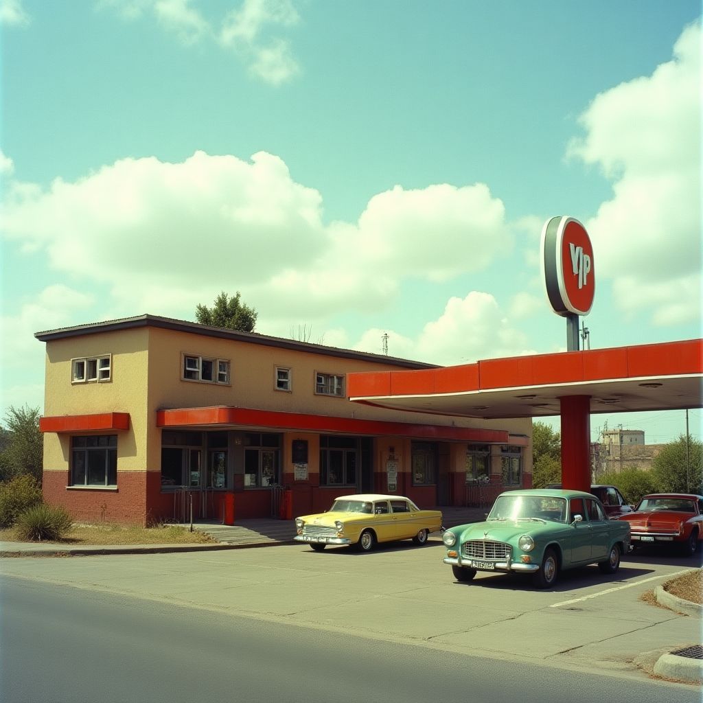 Estación de servicio YPF histórica