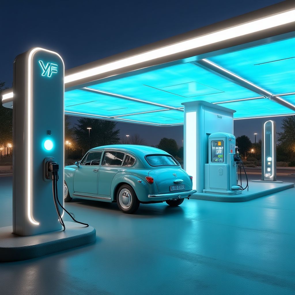 Estación de carga eléctrica YPF